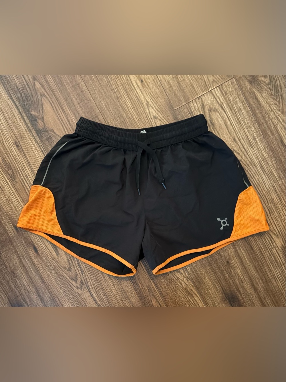 Orangetheory Black and Orange Women's Athletic Shorts Size L